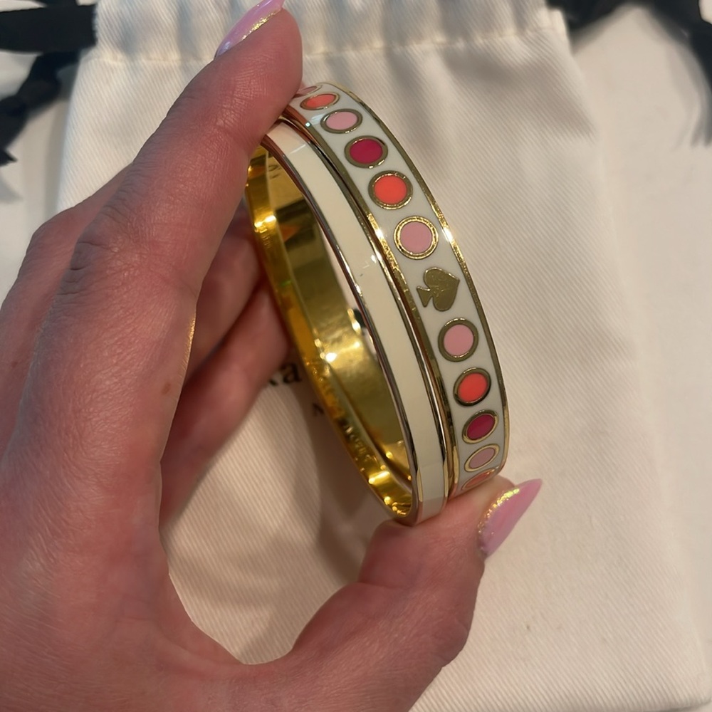 Kate Spade Enameled Bangle Stack Set - image 7